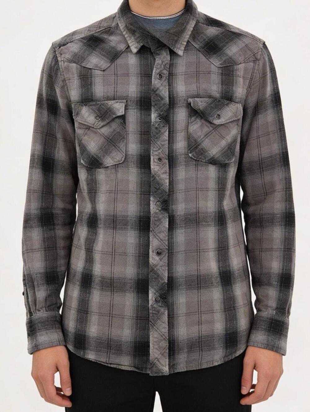 Roebuck Shirt Men Large Flannel